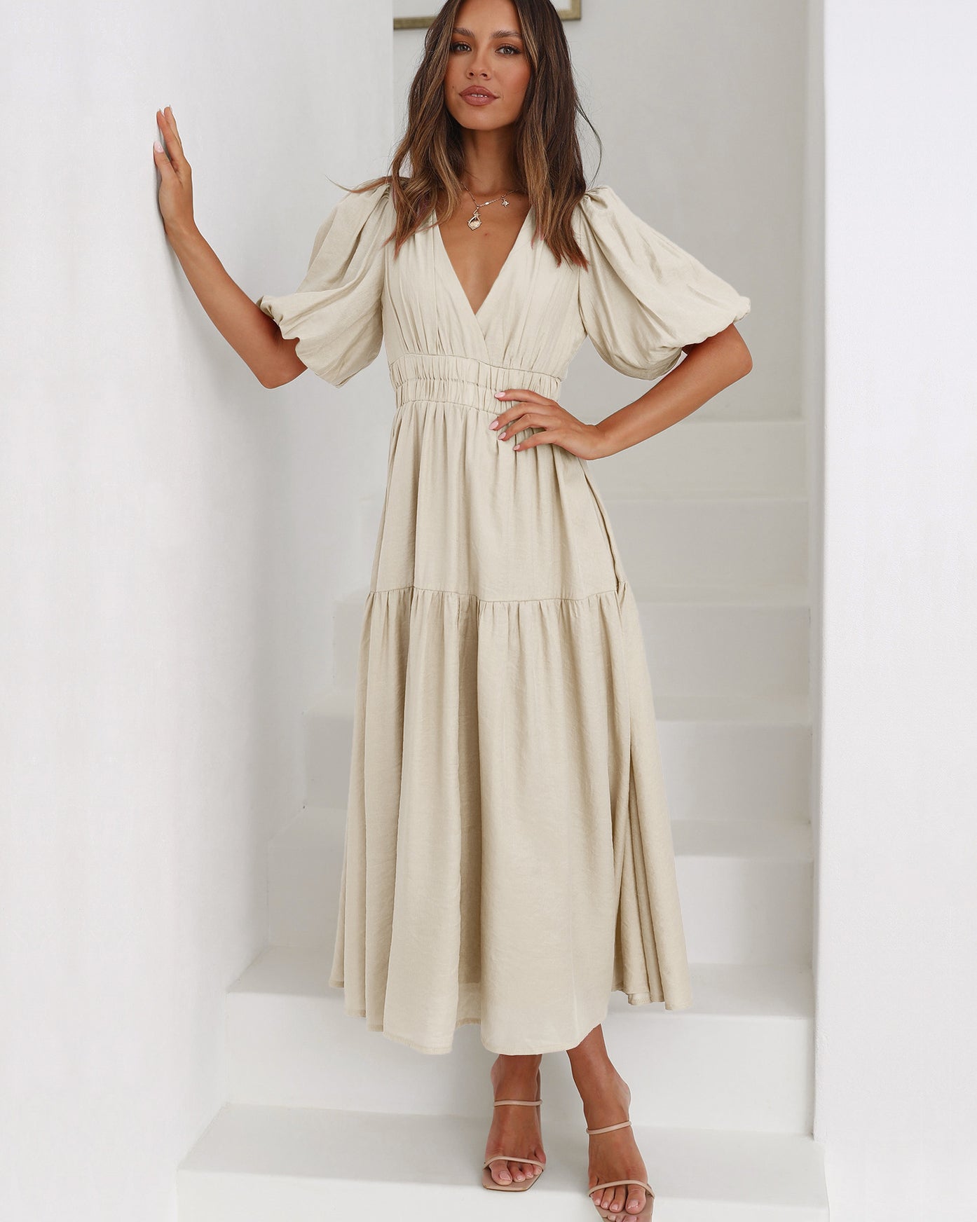 Bethany | Puff Sleeve Dress