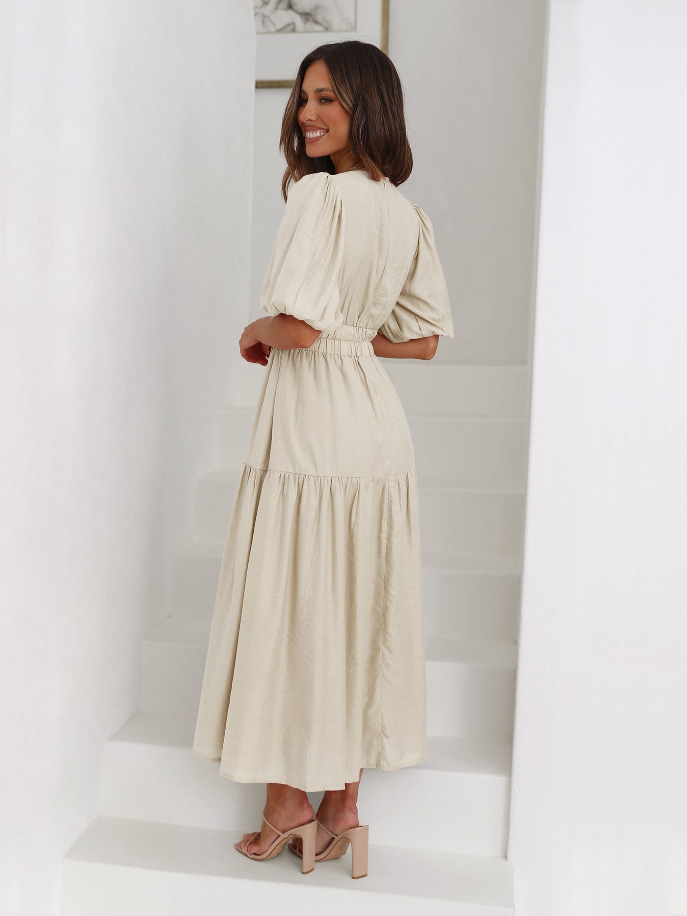 Bethany | Puff Sleeve Dress