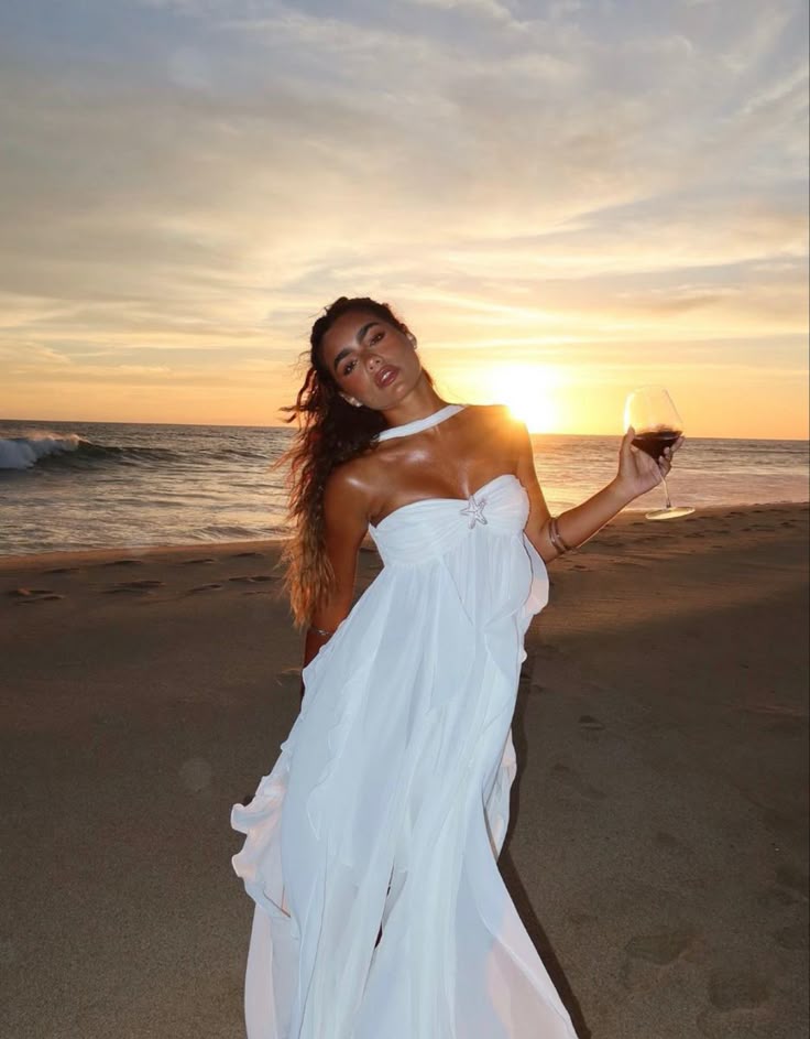 Collins | Ruffled Strapless Maxi Dress