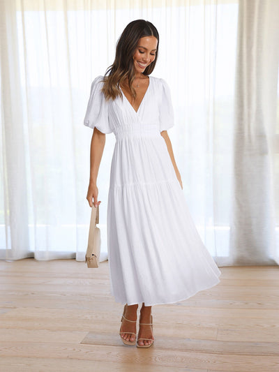 Bethany | Puff Sleeve Dress