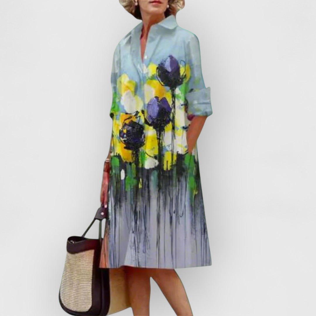 Aira | Elegant Blomsterkjole