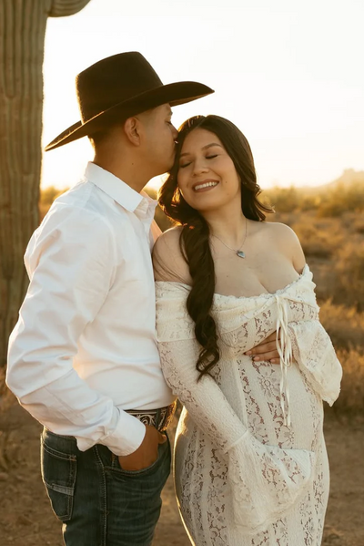 Rosie | Lace Maxi Dress for Maternity