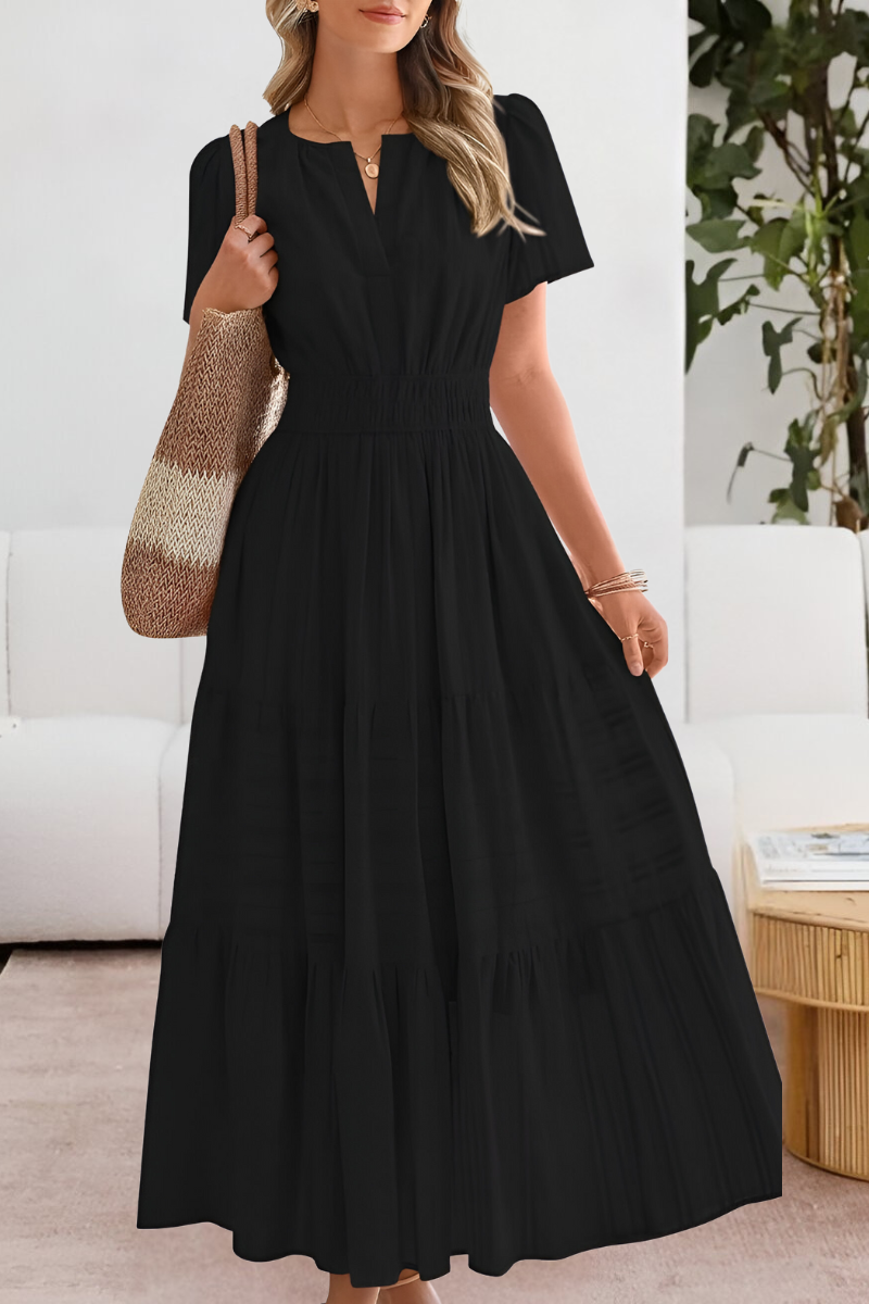 ROSALIA | Elegant og Frisk Lang Boho Kjole til Sommeren