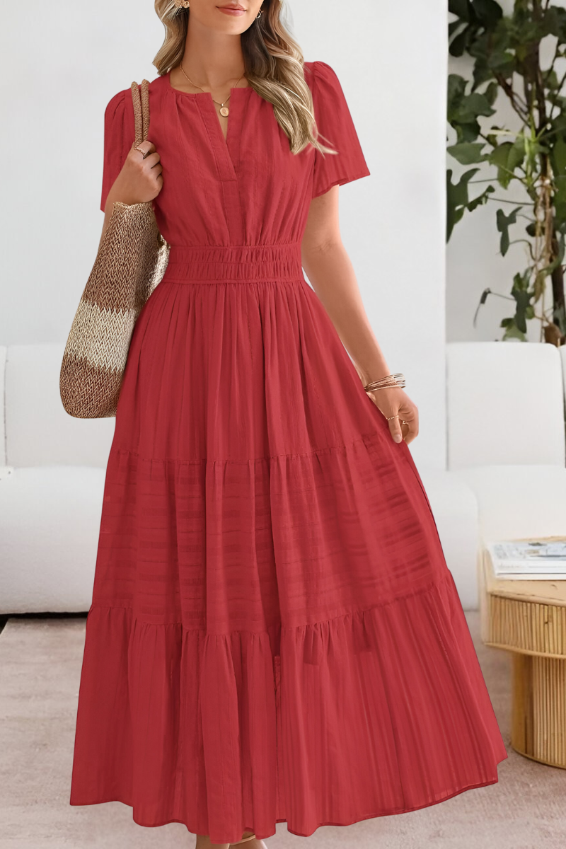 ROSALIA | Elegant og Frisk Lang Boho Kjole til Sommeren