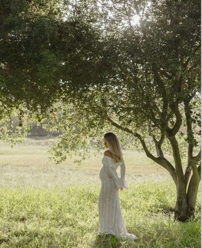 Rosie | Lace Maxi Dress for Maternity