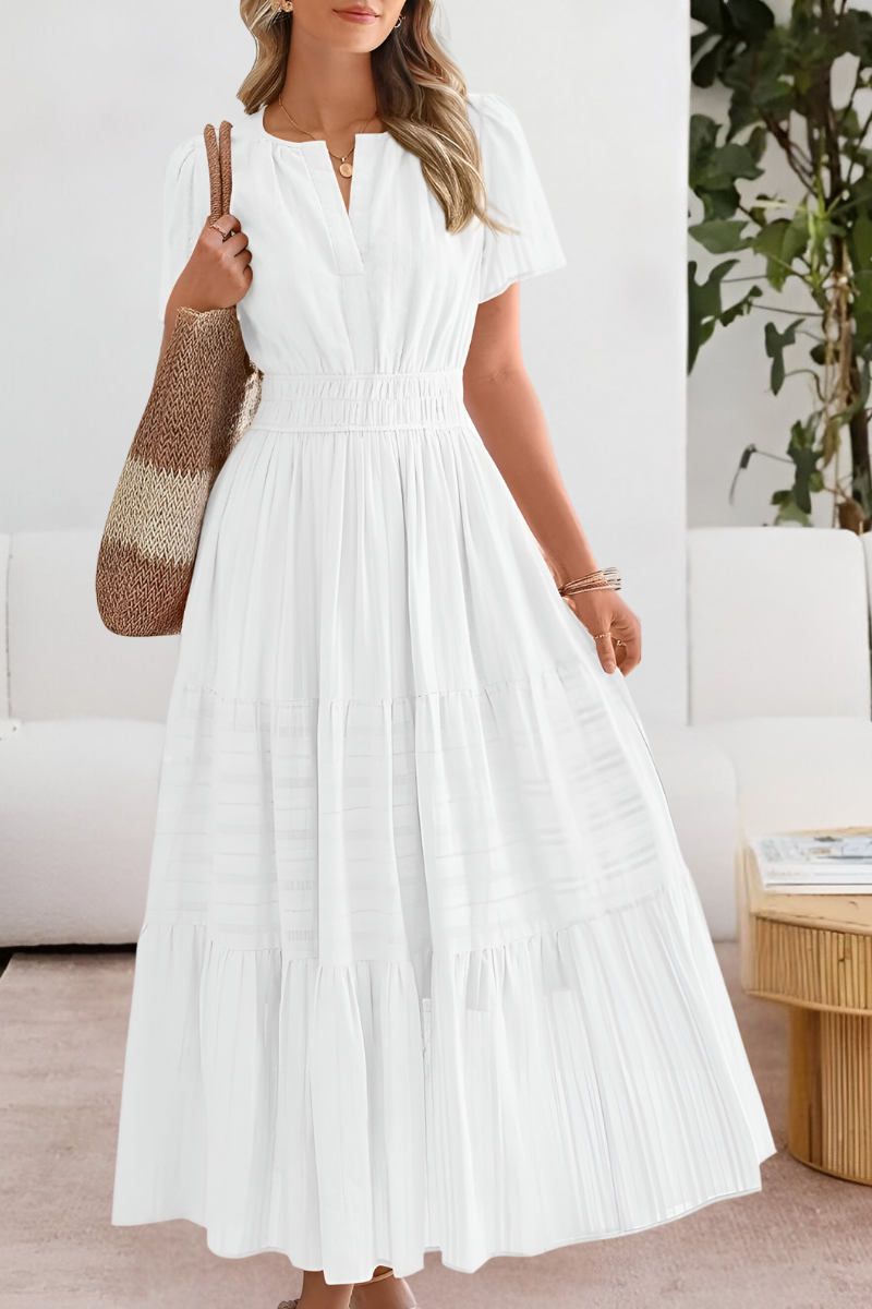 ROSALIA | Elegant og Frisk Lang Boho Kjole til Sommeren