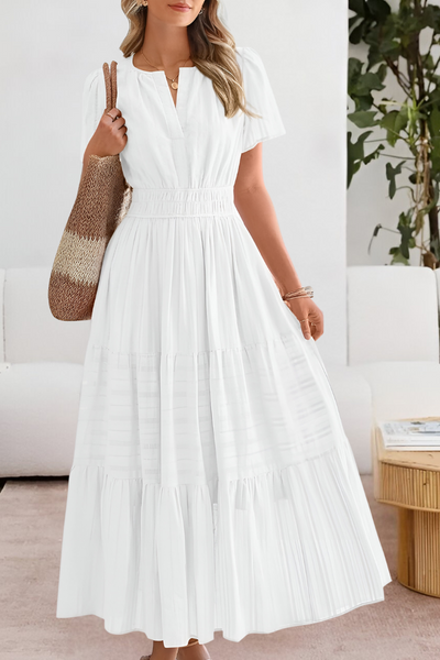 ROSALIA | Elegant og Frisk Lang Boho Kjole til Sommeren