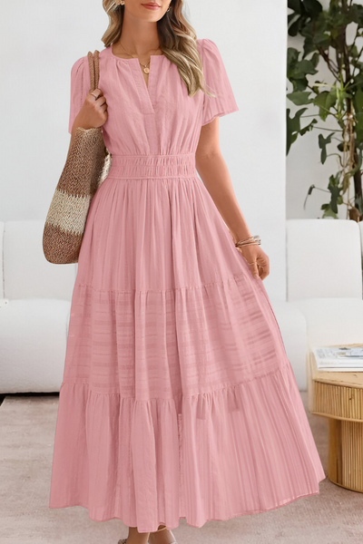 ROSALIA | Elegant og Frisk Lang Boho Kjole til Sommeren