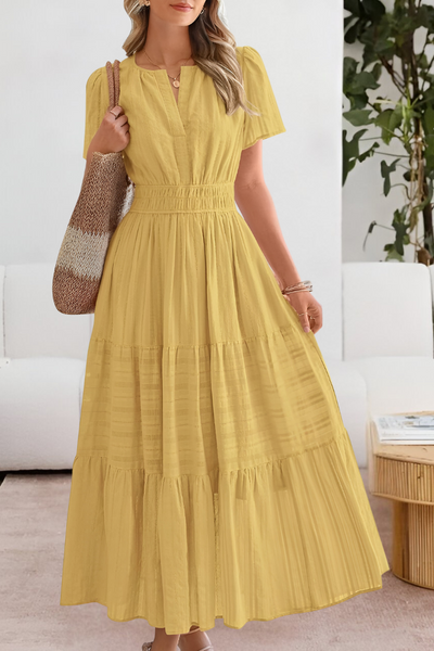 ROSALIA | Elegant og Frisk Lang Boho Kjole til Sommeren