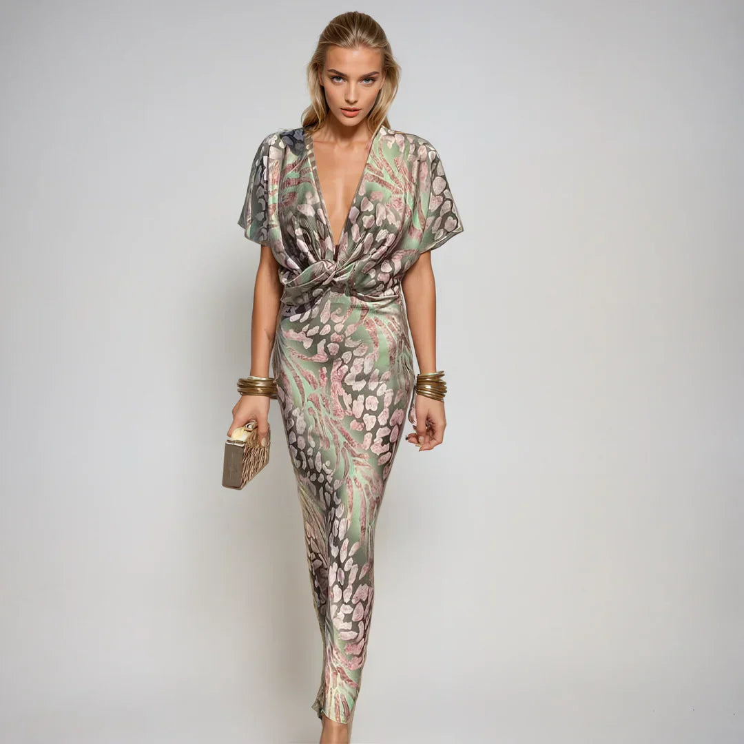 Isabeau – Elegant Silke Maxi Kjole
