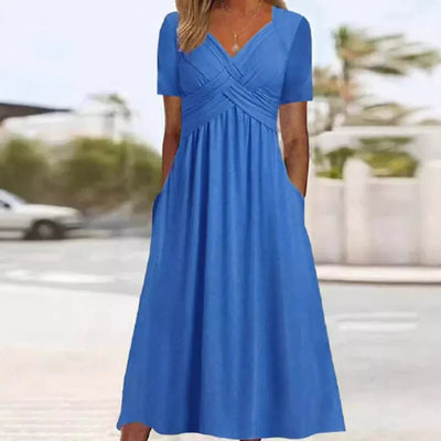 Frances - Elegant og Sofistikeret Kjole med Flatterende Design