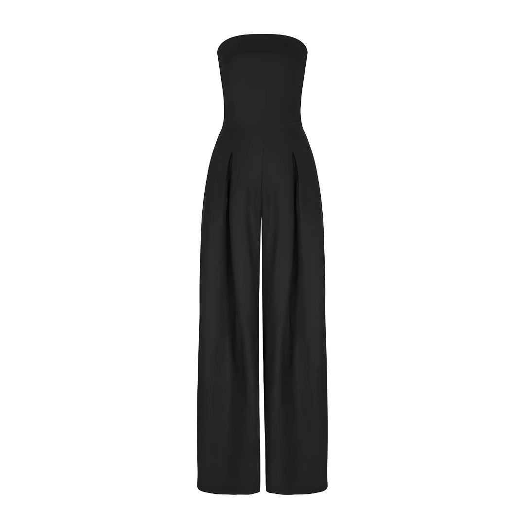 ALESSIA | Chic Off-Shoulder Jumpsuit with Flowing Pants