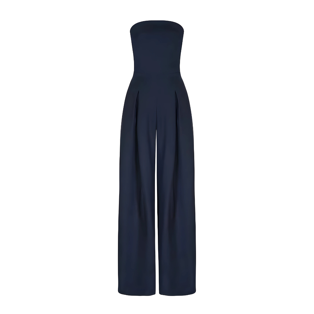 ALESSIA | Chic Off-Shoulder Jumpsuit with Flowing Pants
