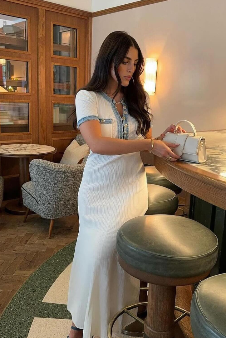 Jocelyn | Knapperet Maxi Dress