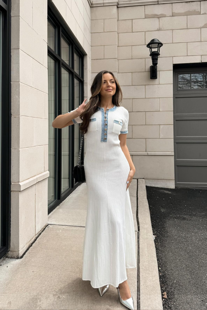 Jocelyn | Knapperet Maxi Dress