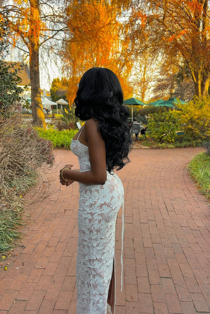 Evangeline | Blonde Maxi Dress
