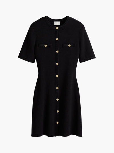 Holly | Strikket Mini Kjole" can be rewritten as "Holly | Knit Mini Dress.