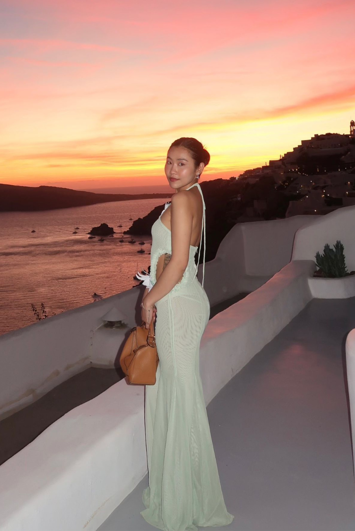 Francesca | Maternity Mermaid-Style Maxi Dress