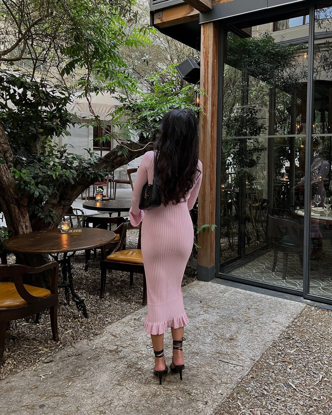 Neoma | Casual Long Sleeve Midi Dress for Maternity