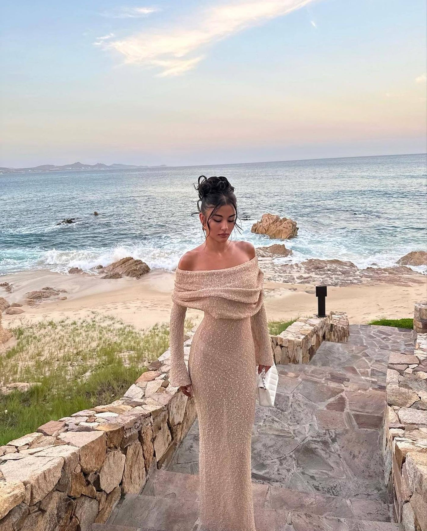Nayara | Elegant Off-Shoulder Maternity Maxi Dress