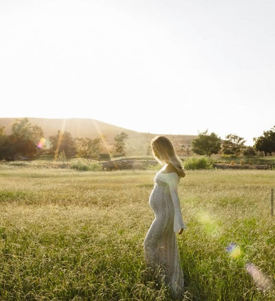 Rosie | Lace Maxi Dress for Maternity