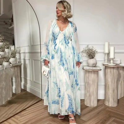 Selene – Let og Blomsterprint Kjole