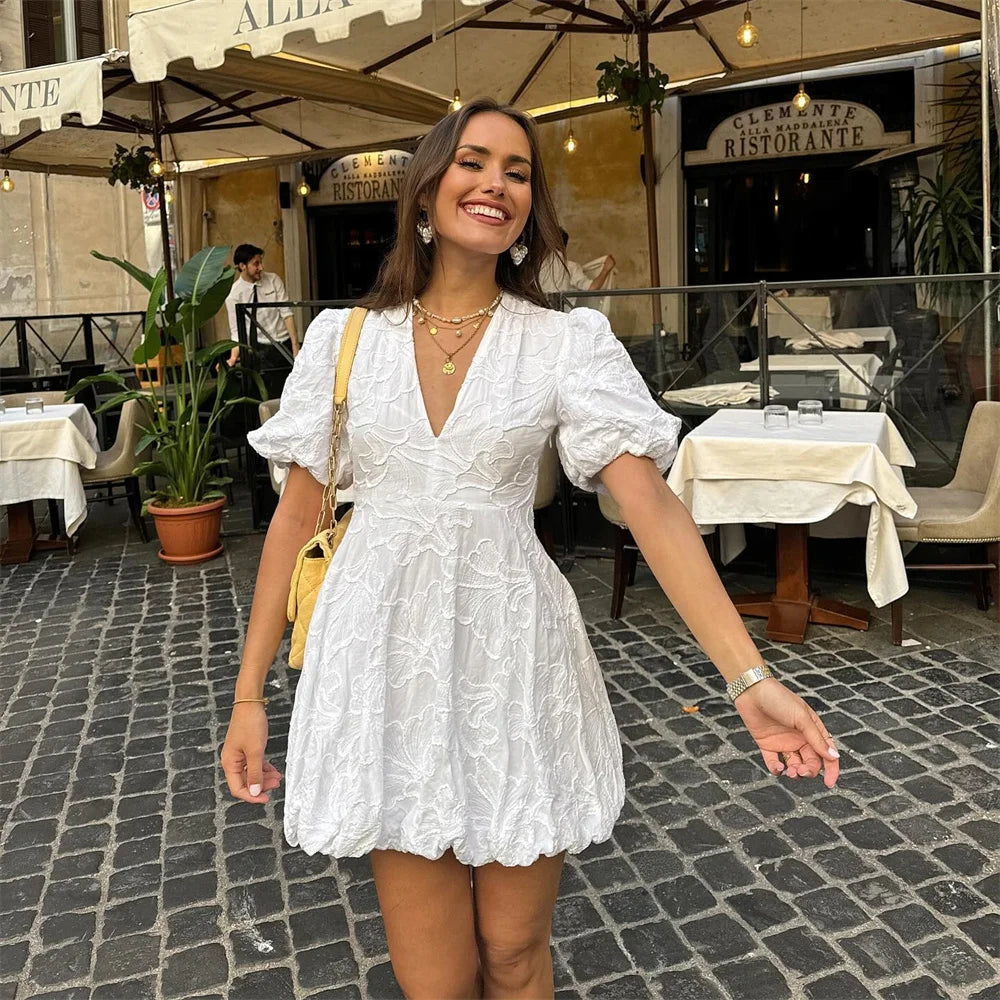 Mckenna | Elegant Broderet Dress
