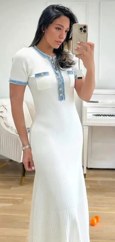 Jocelyn | Knapperet Maxi Dress
