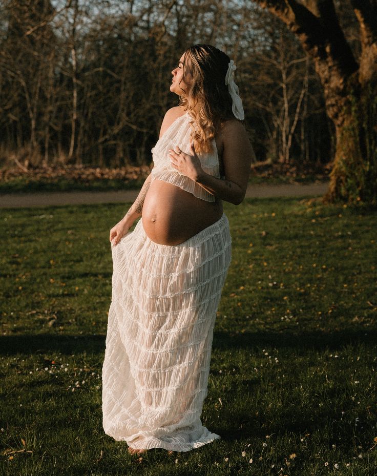 Beatrice | Bohemian Ruffle Maternity Set