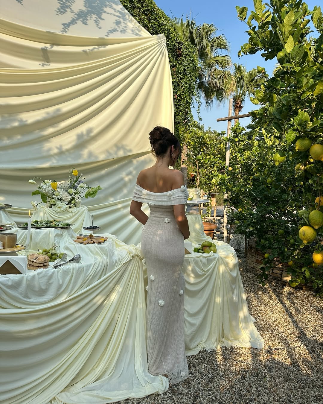 Luana | Off-Shoulder Maxi Dress for Maternity
