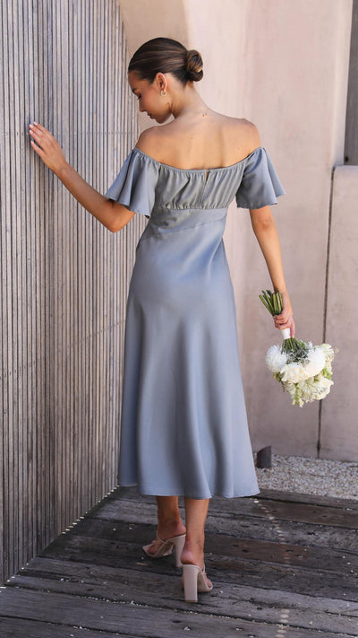 Nalani | Off-Shoulder Maxi Dress with Butterfly Sleeves