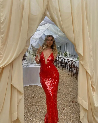 Nina – Draped Tidøs Dress