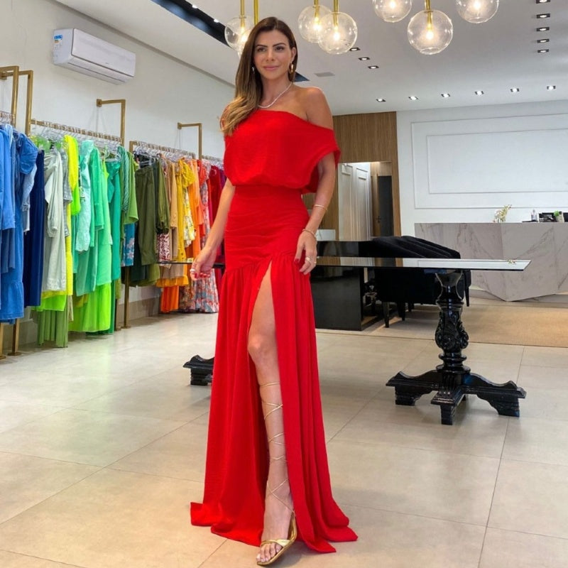 Griselle Off-Shoulder Maxi Kjole
