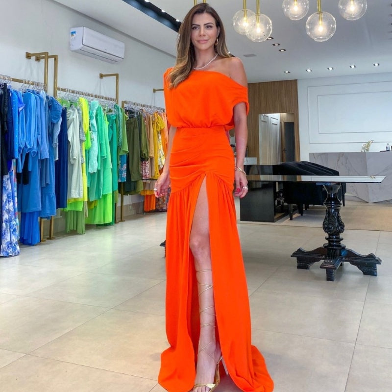 Griselle Off-Shoulder Maxi Kjole